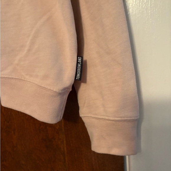 TML by TOMORROWLAND Vintage Icon Sweater Soft Blush Pullover Abstract FLORA ICON - Picture 7 of 11